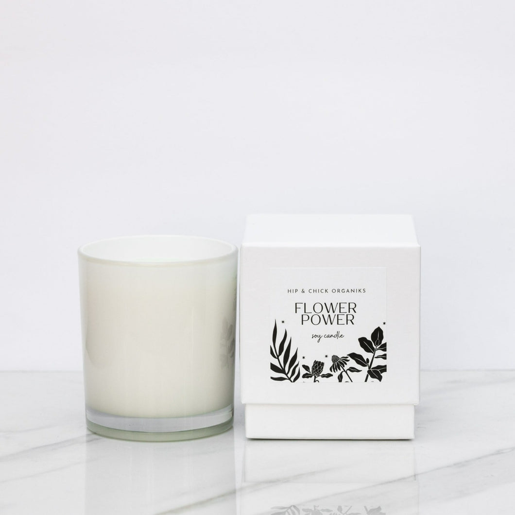 Flower Power Soy Candle