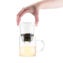 clear infuser mug
